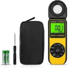 Light Meter Foot Candle Lux Meter,  Digital Lumen Meter Measure Lighting Luminos