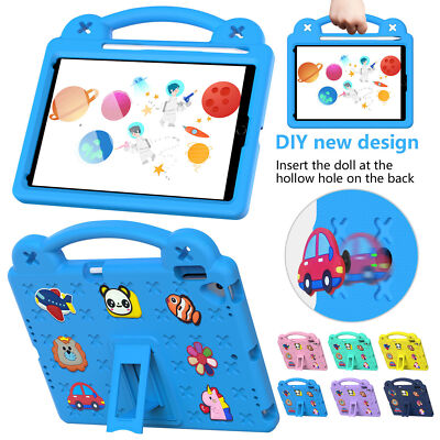 Kids Cartoon Rugged Tablet Stand Case For iPad 10th 9th 8 7 6 5 4 Air Mini Pro11