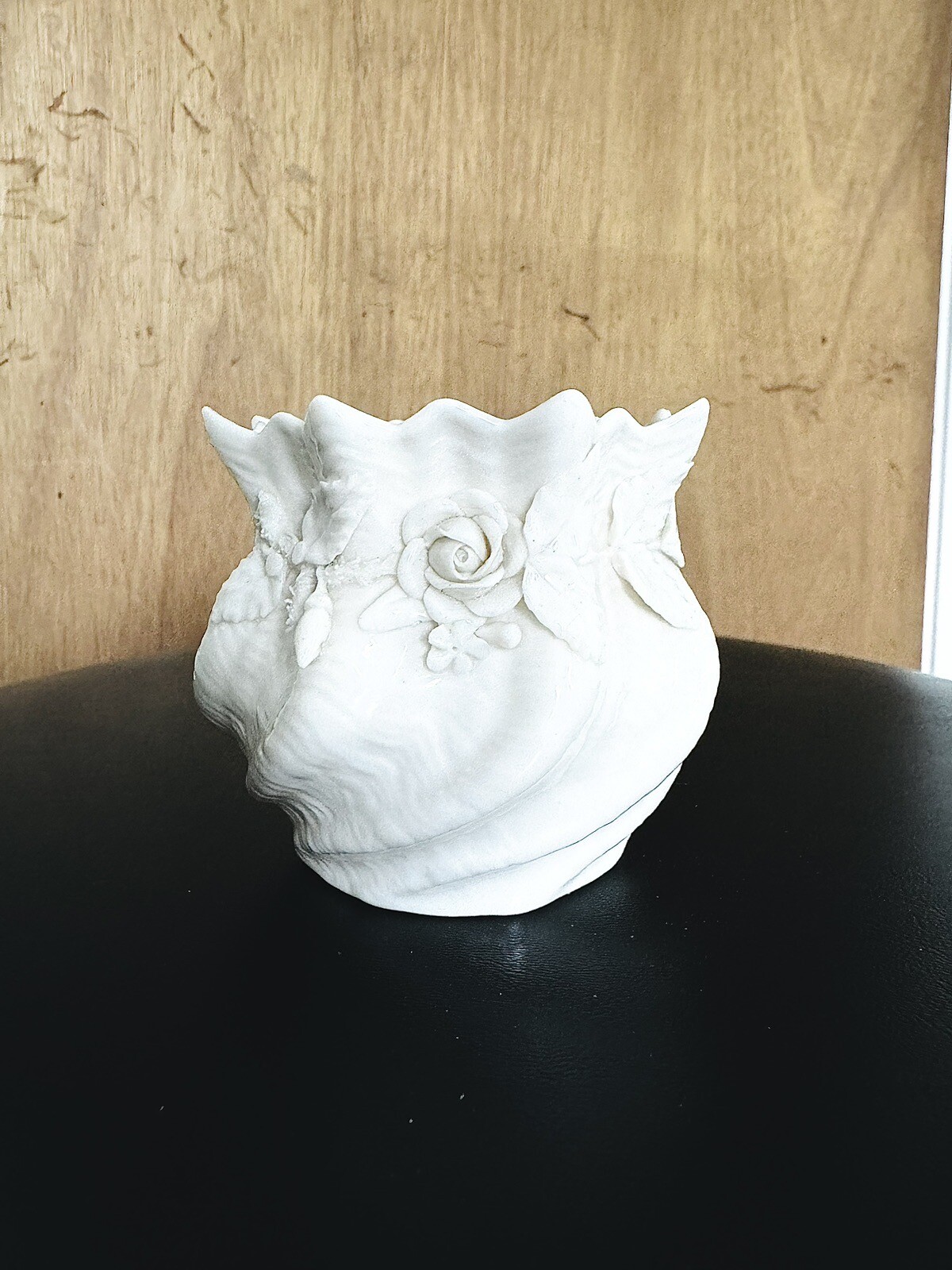 ANTIQUE BELLEEK FERMANAGH IRELAND VASE/BOWL RAISED SCULPTED FLOWERS eBay