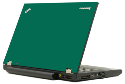 GREEN Vinyl Lid Skin Cover Decal fits IBM Lenovo ThinkPad T420 Laptop ...