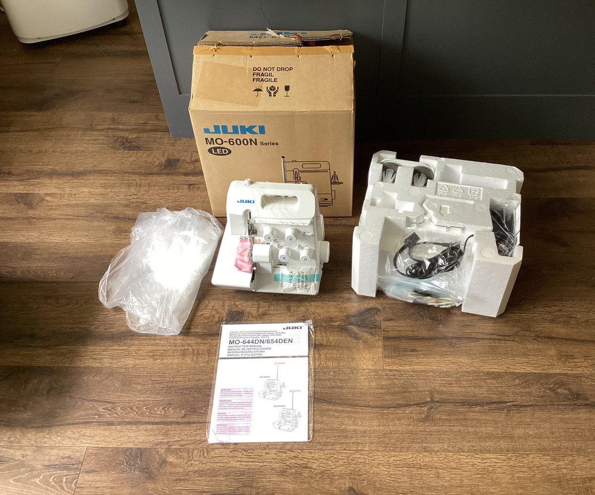 NEW JUKI MO600N Series LED MO644DN Portable Thread Serger