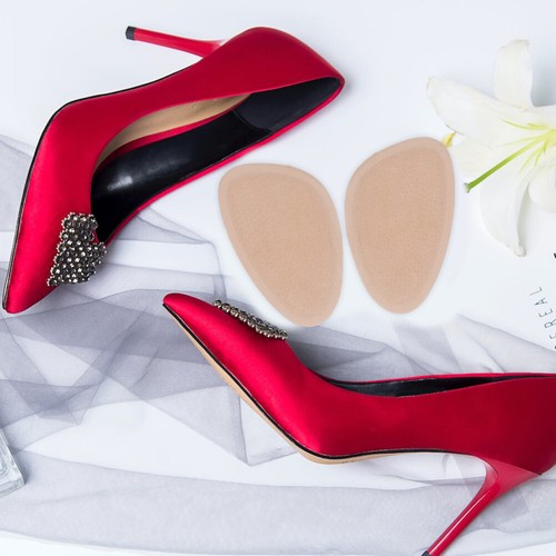 1Pair Insoles for Pumps Self-adhesive Non-slip Heels High Foot Cushions Shoe Pad - Picture 7 of 11