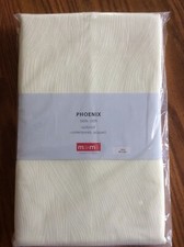 maxmill Phoenix Jacquard Ivory Tablecloth. Spillproof. 60 x 120. NEW.
