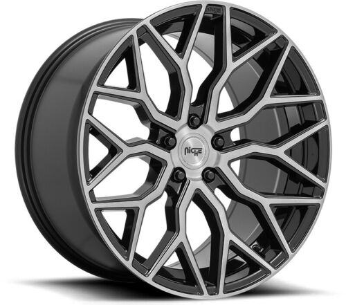 Alloy Wheels 20" Niche Mazzanti Black Pol For Bentley Continental GT [Mk2] 11-18 - Afbeelding 1 van 1