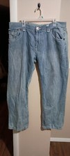 True Religion Joey Blue Jeans Size 40x33 Made in USA