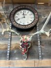 Hand painted deer skull