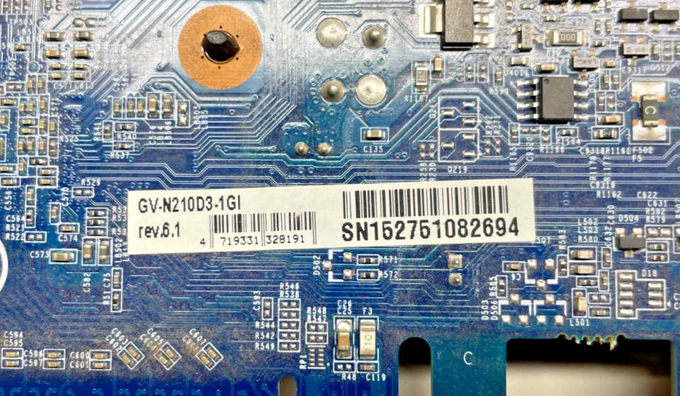 Gigabyte GeForce 210 1GB DDR3 GV-N210D3-1GI Rev6.1 Graphics Card (OFFERS OK) - Image 4 of 4