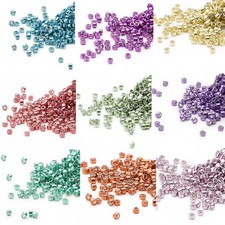 1200 Miyuki Delica 11/0 Galvanized Metallic Round Glass Seed Beads 7.2 Grams