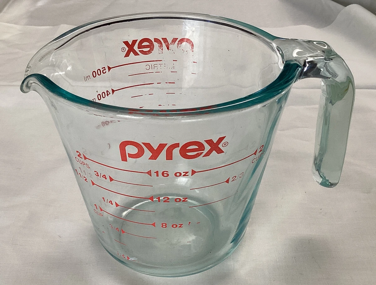 Pyrex Prepware 2 Cup Clear Glass Measuring Cup