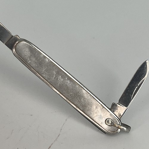 Vintage Anvil Stainless Pocket Pen Knife Made in USA ENGRAVABLE BLANK - Picture 5 of 8