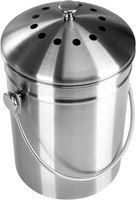 Compost Outdoor Burn Barrel Metal Garbage Can With Lid Steel Trash Composter Compost Outdoor Burn Barrel Metal Garbage Can With Lid Steel Trash Composter