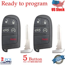 2 For 2011~2016 2017 2018 ~ Dodge Charger Keyless Entry Smart Remote Car Key Fob