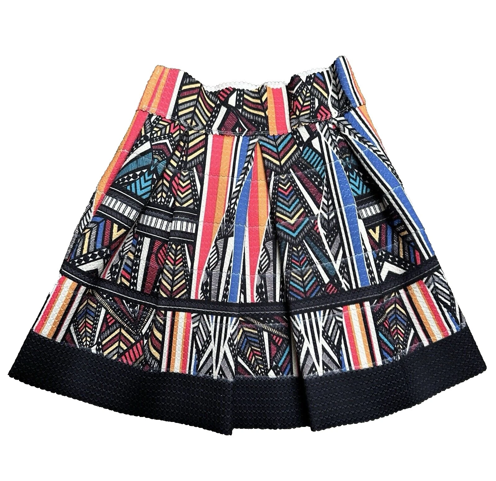 Faldas para mujer geométrico plisado de poliéster