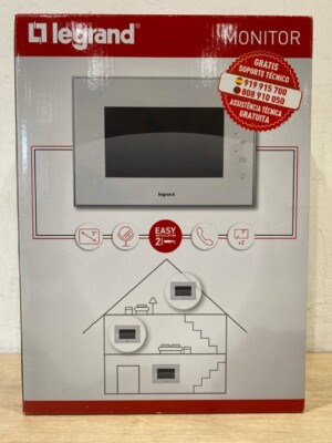 Legrand 369235 Video Türeingang Monitor 7'' Bildschirm Gegensprechanlage kabelgebunden weiß | 02