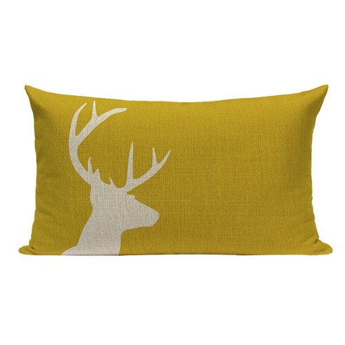 Geometry Animal Elephant Deer decorative cushion covers Square Printed cushions - Picture 28 of 28