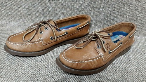 Sperry Top-Sider - 9155240 - Women's Boat Shoes - TAN BROWN Leather - Size 7.5 M - 第 6/11 張圖片