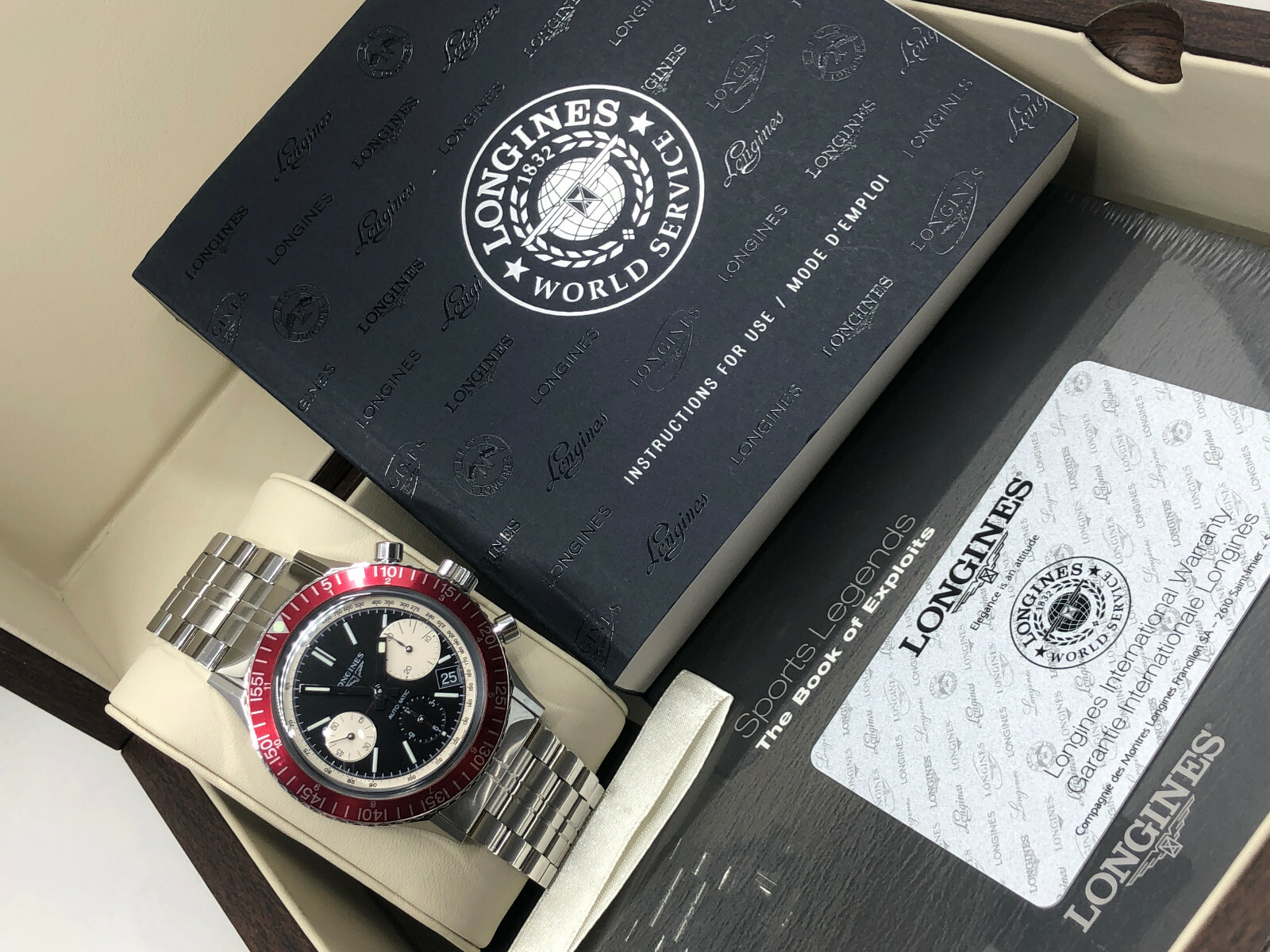 Vintage Longines Heritage Diver 1967 Mens Chronograph Watch - FULL SET -  2016