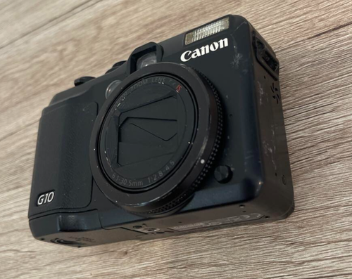 Canon PowerShot G10 14.7MP 5x Optical zoom Digital Camera Black From Japan - Picture 3 of 12