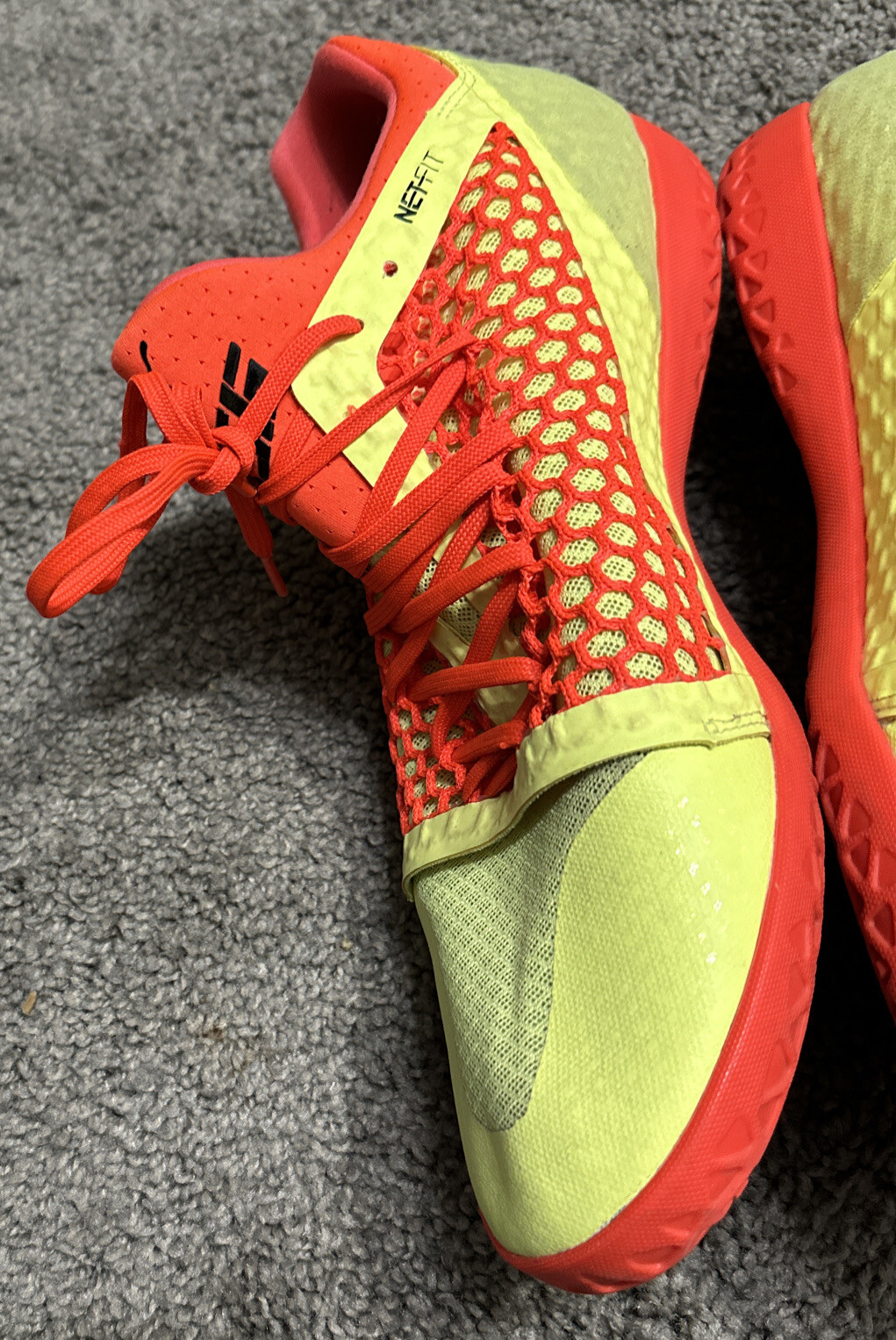 PUMA 365 Netfit CT Soccer Sneakers Fizzy Yellow-red Blast-Puma Black Men’s 11.5 thumbnail 3