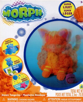 New Morph Molding Dough Atomic Tangerine THE ORB FACTORY foam light clay