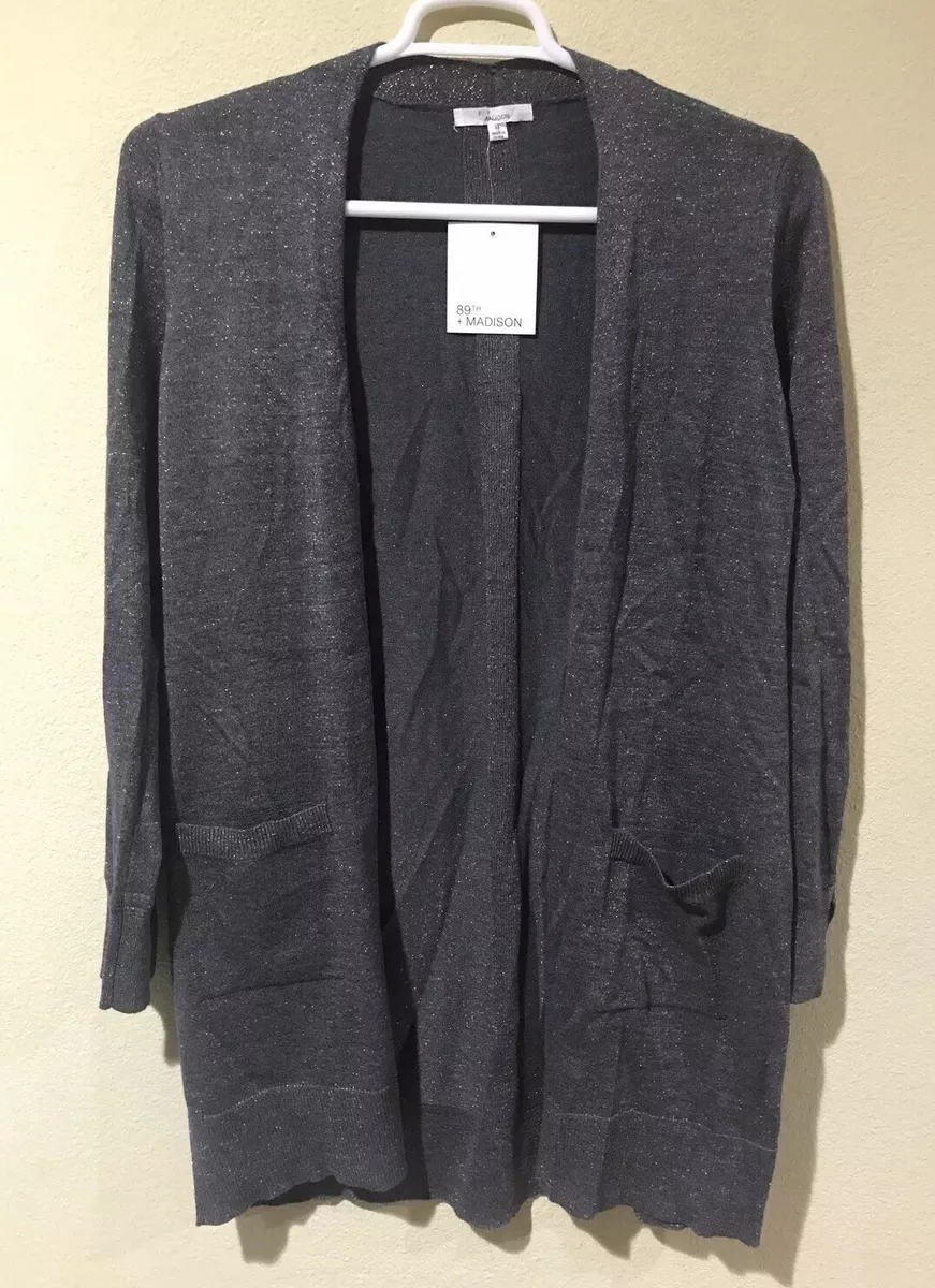 89th and madison open hotsell front cardigan