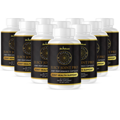 Juicy Joint Pro- Joint Health Support- 10 Bottles- 600 Capsules