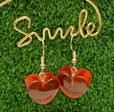 Heart Earring, Valentine' Earring, Gift Idea, Dangle Earring, Love Earring