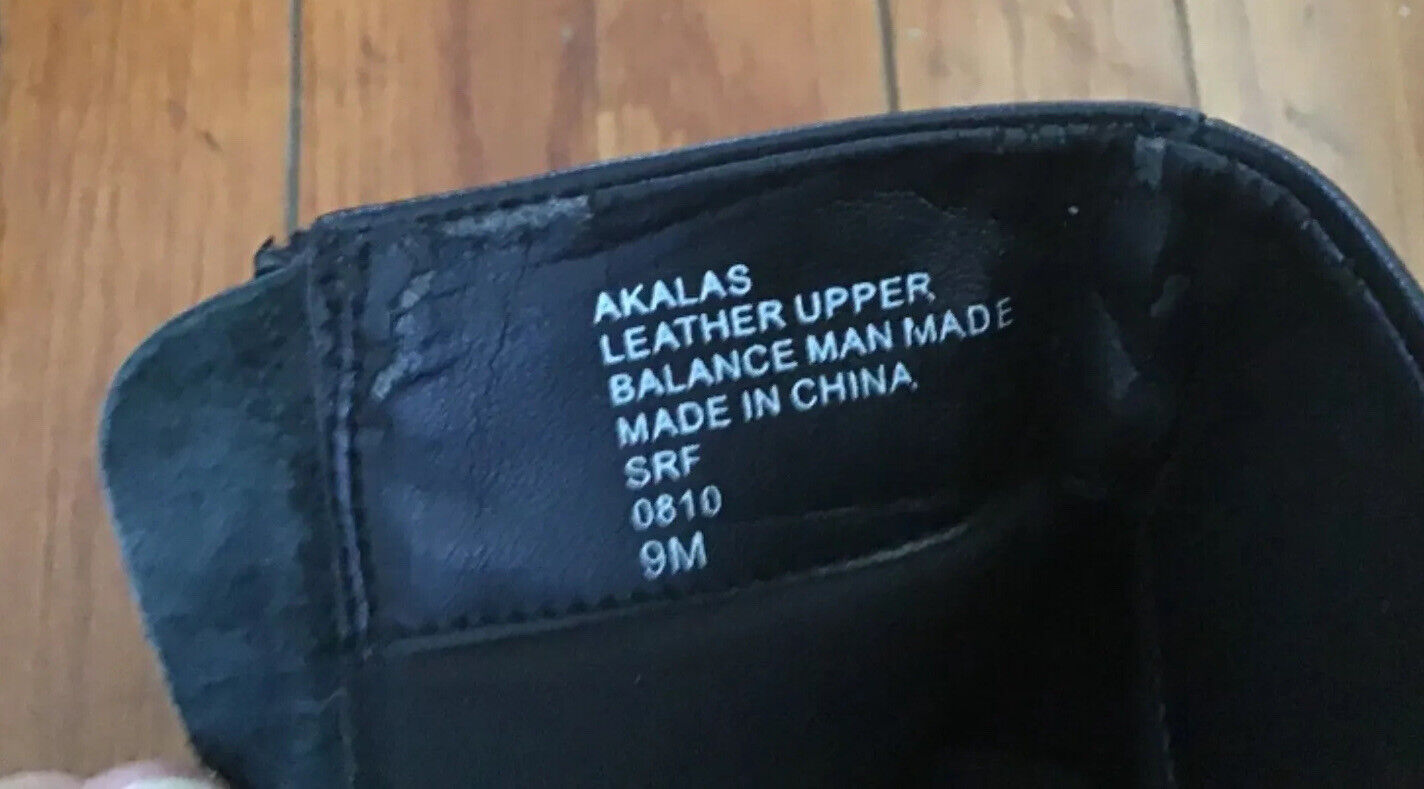 Vintage Anne Klein Black Soft Leather Ankle Boots… - image 4