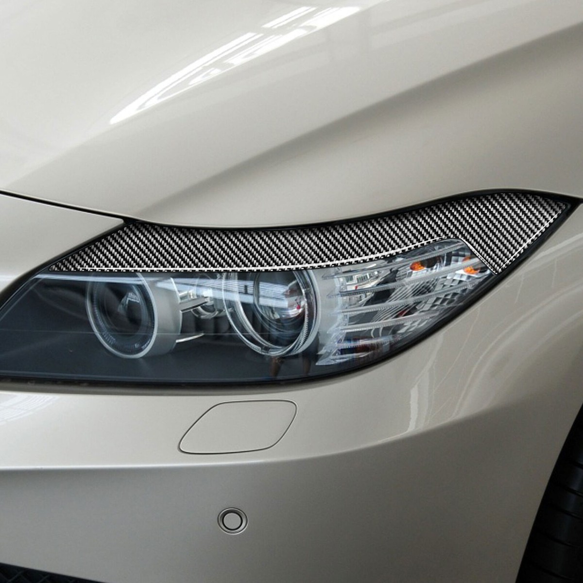 Sourcils De Phare En Fibre De Carbone Pour BMW Z4 E89 (2009-2015) - Couvre-sourcils Auto-adhésifs Décoratifs - 4