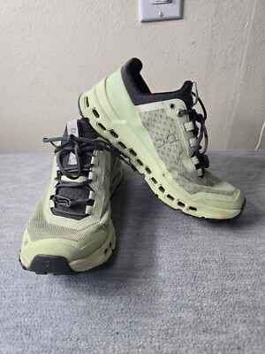 On Womens Couldultra 44.99043 Vine Meadow Green Athletic Running Shoes Size 6.5