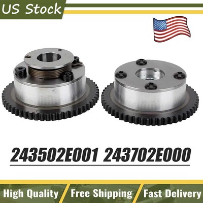 Intake & Exhaust VVT Cam Sprocket 243702E000 243502E001 For Kia Forte 2014-2016