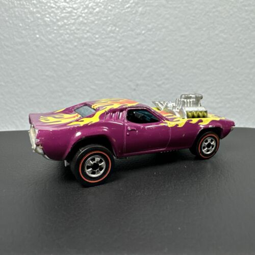 Hot Wheels Flying Colors Redline Rodger Dodger Viola Fiamme di Prugna Senza Nome Base - Foto 4 di 14