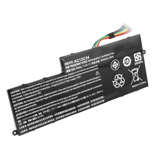 11.1V AC13C34 Akku Für Acer Aspire ES1-111M V5-122P E3-111 E3-112 V5-132 MS2377 - Afbeelding 6 van 12