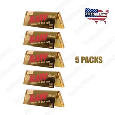 AUTHENTIC Raw Classic Ethereal 1 1/4 Unrefined Rolling Papers | 5 packs