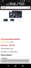 Jacfab Ported Lfx Manifold And Extendolator Combo New