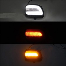 LED Rear View Mirror Turn Signal Lights Pair, IP67 Waterproof, Front Mount