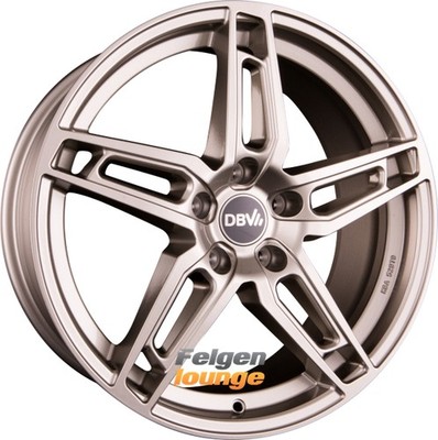 4x DBV 5DS 005 Shadow Silber 7x17 ET48 5x112 Alufelgen 17 Zoll
