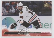 2022-23 Upper Deck Series 1 UD Exclusives 48/100 Jujhar Khaira #39 m0p