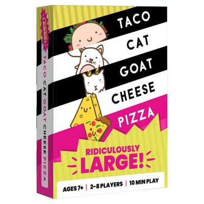 DHG217146 Dolphin Hat Games Taco Cat Goat Cheese Pizza Ridiculously Large