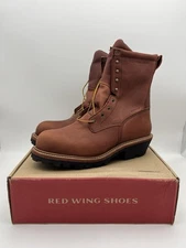 Red Wing 217 Leather Loggermax 9 Inch Boot Waterproof Men's Size 14 EE Soft Toe