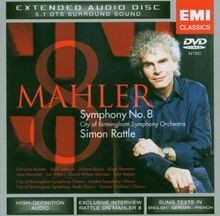 Symphony No 8 [DVD AUDIO] von Mahler, Bham | CD | Zustand sehr gut