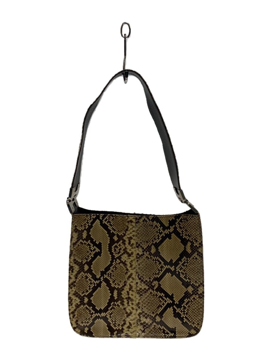 PRADA Prada One Shoulder Tote Bag Leather Brown Beige