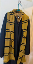 HARRY POTTER HUFFLEPUFF ROBE AND SCARF COSTUME UNIVERSAL STUDIOS ADULT XL