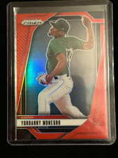 Yordanny Monegro 2025 Prizm - Red Prizm #92/299 - Boston Red Sox