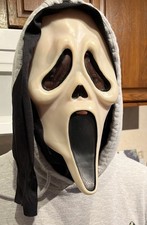 VTG Scream Ghost Face Mask Shroud Easter Unlimited T Stamp 1997 Glows Rare