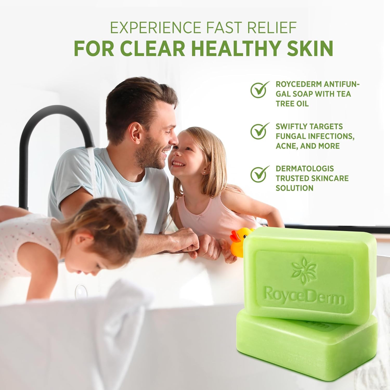 Antifungal Antibacterial Tea Tree Soap: Antifungal Antibacterial Treatment for F