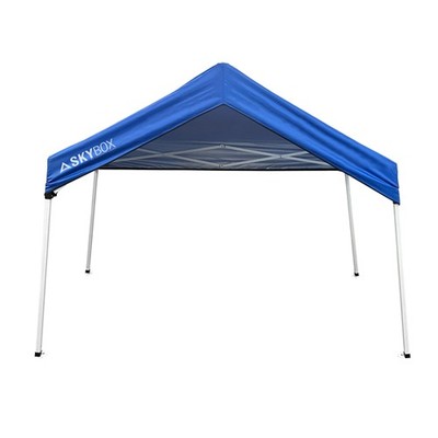Caravan Canopy Skybox 3.2' x 6.5' Instant Multipurpose Steel Sport Shelter, Blue