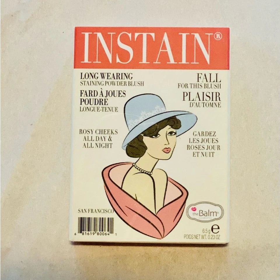 The Balm Instain Long Wearing Staining Powder Blush Toile San Francisco New - Image 2 of 4