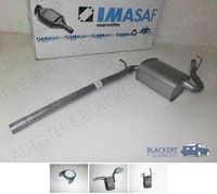 Imasaf Auspuff Mitteltopf + Anbauteile für Audi A4 + Avant 1.6 (B6/B7) 2000-2008