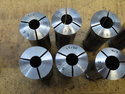 29 pc 5C collets INCOMPLETE SET 3/16" to 1-1/8" many doubles + 4 metric (@D41) - Picture 7 of 16